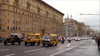 День города в Москве. Парад городской техники. Birthday of Moscow. The parade of municipal vehicles.