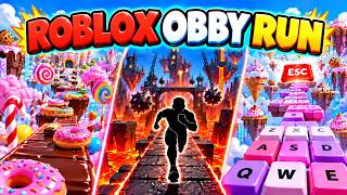 4K Immersive Interactive Warm Up | 🍭 POV ROBLOX OBBY RUN | Full Body Workout screenshot 5
