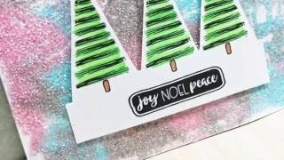 Unity Stamp Co Quick Tip Create your own Glitter Paper