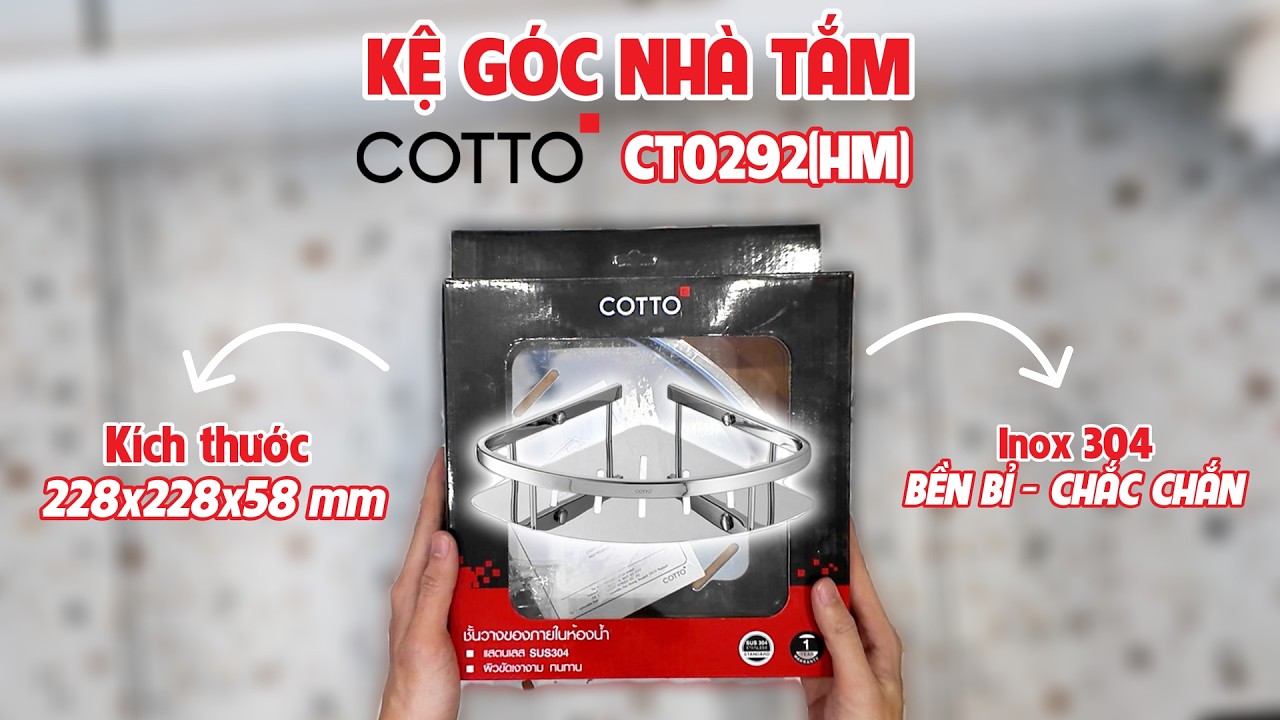 Lô xà bông COTTO CT0292(HM) đặt góc Accessories