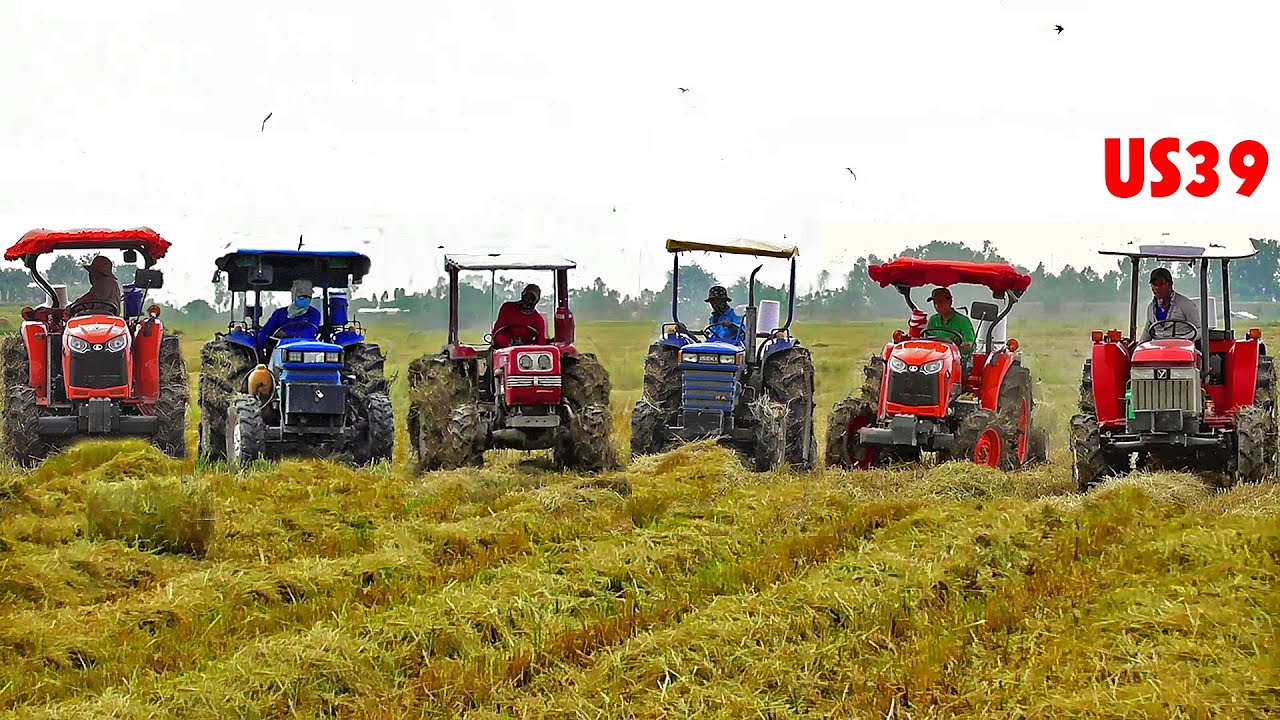 Элитная тракторная бригада вьетнамских фермеров