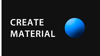 How to Create a Material in Unity 2020 and Attach it to a Game Object