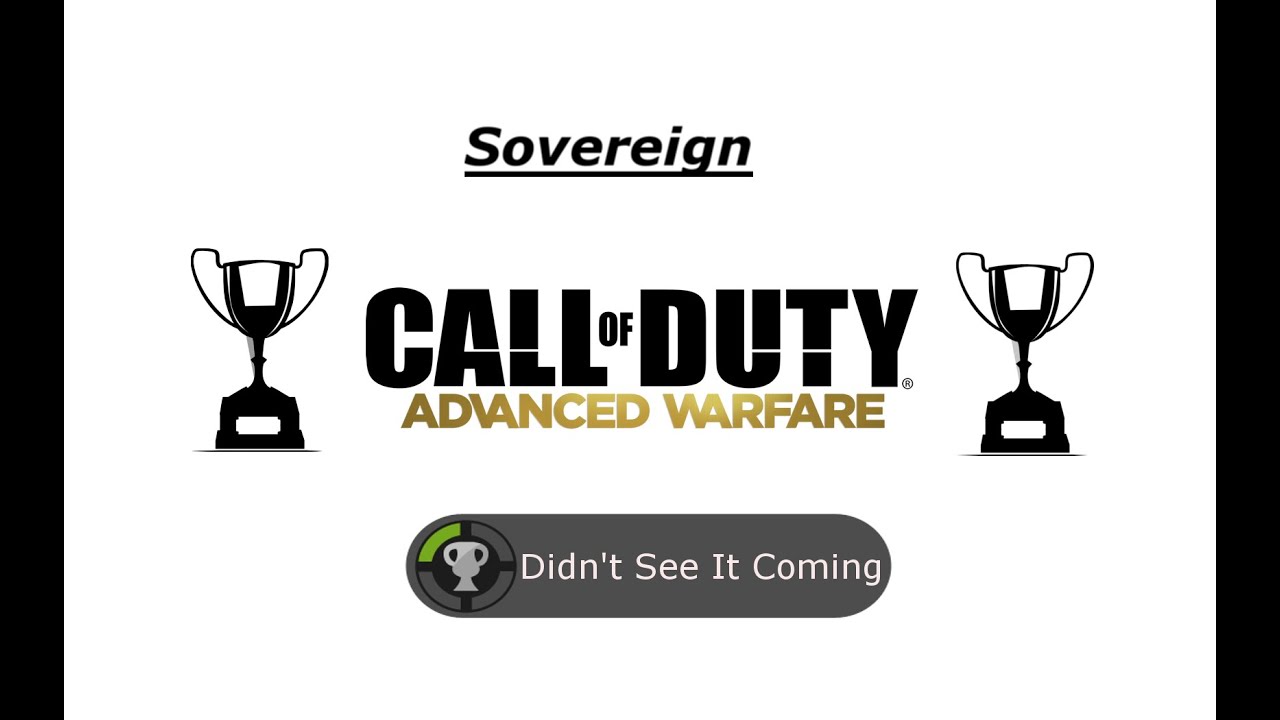 COD Advanced Warfare "Didn't see it coming" Achievement Guide
