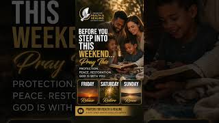 If you feel heavy going into this weekend, don't scroll past this 🕊️ #healingprayer #faithoverfear