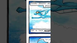 Dragons and Winged Flight #dragonfacts #dragons #comic