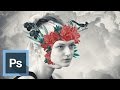 Tutorial Photoshop - Efecto Retrato Floral Surrealista