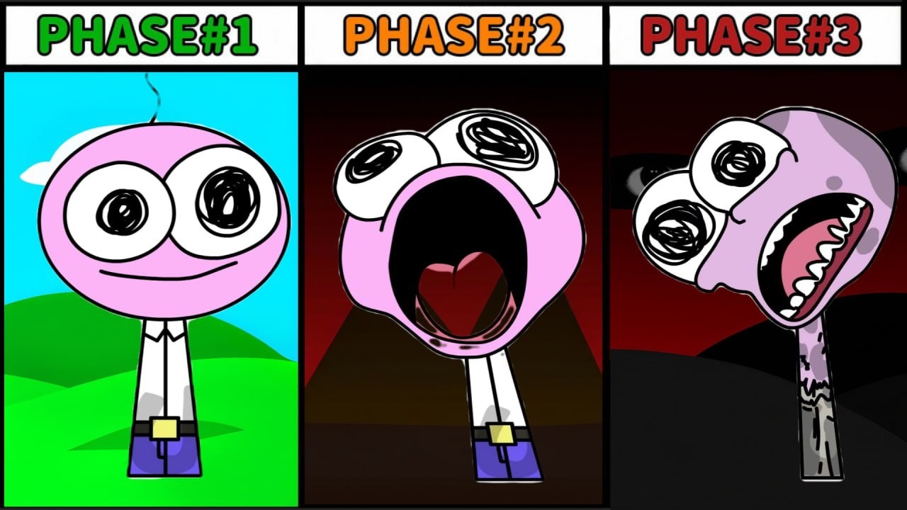 All Phases in New Incredibox Sprunki OC Pim (from Smiling Friends)