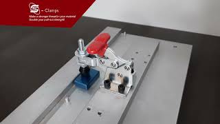 S Clamps   Horizontal holding down action clamp H 307 U