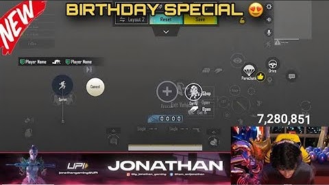3.5: Jonathan 2 Finger Control Settings | Original | Bgmi or Pubg Mobile | Its Bu...