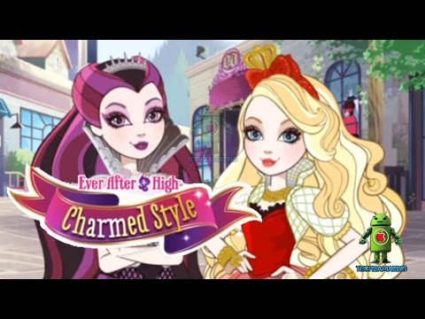 MAQUIANDO RAVEN QUEEN ☆ Salão de Beleza da Ever After High Charmed Style  (GamePlay - Jogue Comigo) 