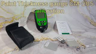 Paint Thickness Gauge CM-205 Calibration