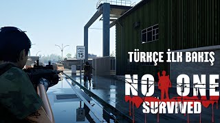 No One Survived Türkçe İlk Bakış - Zombi Temalı Hayatta Kalma Oyunu