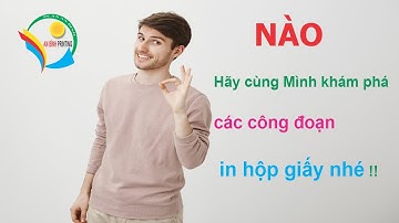 Công đoạn cán màng hộp giấy, Dán hộp giấy thủ công của xưởng. Các DV như: In hộp giấy  in tem nhãn.