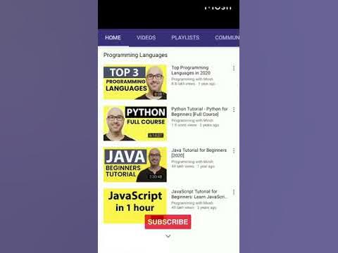 Best Youtube Channels for Java Programming Language #shorts - YouTube