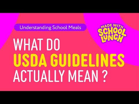 Understanding School Meals 03 What Do USDA Guidelines Actually Mean