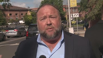 Alex Jones makes first appearance at Sandy Hook Defamation trial