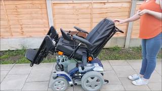 Invacare storm electric powered wheelchair.
