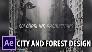 City/Forest Graphic Tutorial - After Effects Graphic Design