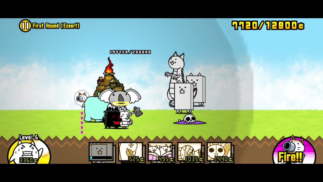 The Battle Cats The Proving Grounds First Round Expert YouTube