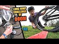 FILLING MY TYRES WITH WATER - THE MTB LONG JUMP CHALLENGE OF DOOM!