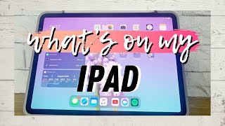 what's on my iPad! | studying apps, entertainment, etc. | iPad pro 2018 screenshot 1