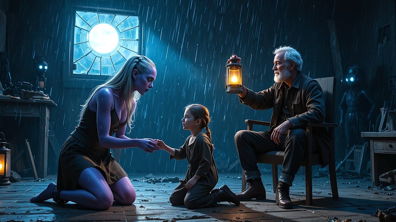 Папа, ты такая красивая… Инопланетянка, охваченная стыдом, пока человеческая девочка не заговорил...