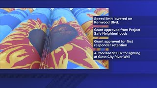 Toledo City Council passes legislation on speeding limits Glass City River Wall lighting more