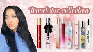 travel size perfume collection ✨ rollerballs + sprays!