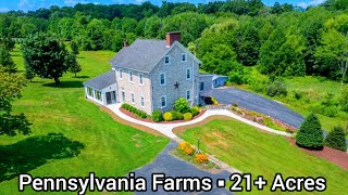Pennsylavnia Farms For Sale / 21+ Acres / Orchard Road Farm Property / Water Gap Recreation