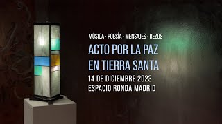 Acto por la paz en Tierra Santa