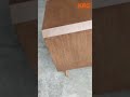 Kbs ashtabulla side table  drawers storage  walnut color  l50 x w40 x h60 cm