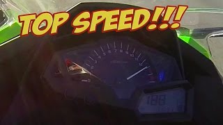Kawasaki Ninja 300 TOP SPEED - 188 kph / 118 mph