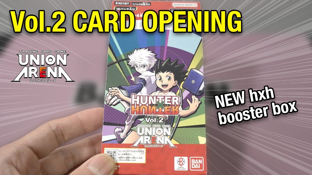 TRADING CARD GAME UNION ARENA [EX01BT] HUNTER×HUNTER Vol.2 - Box