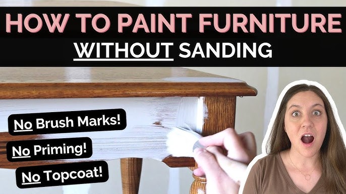 How to paint furniture using latex paint