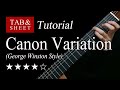 Canon Variation - Guitar Lesson + TAB