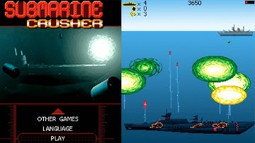 Submarine Crusher JAVA GAME (Mayhem Studio 2007 year) 50 Levels