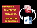 ☑️Converter PDF em Word!!!  😱online e gratuito, usando PC ou celular.