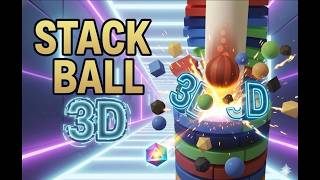 🎮 Stack Ball 3D LIVE 🔴 | Satisfying Ball Drop Gameplay 😍 #stackball #livestream #gaming screenshot 2