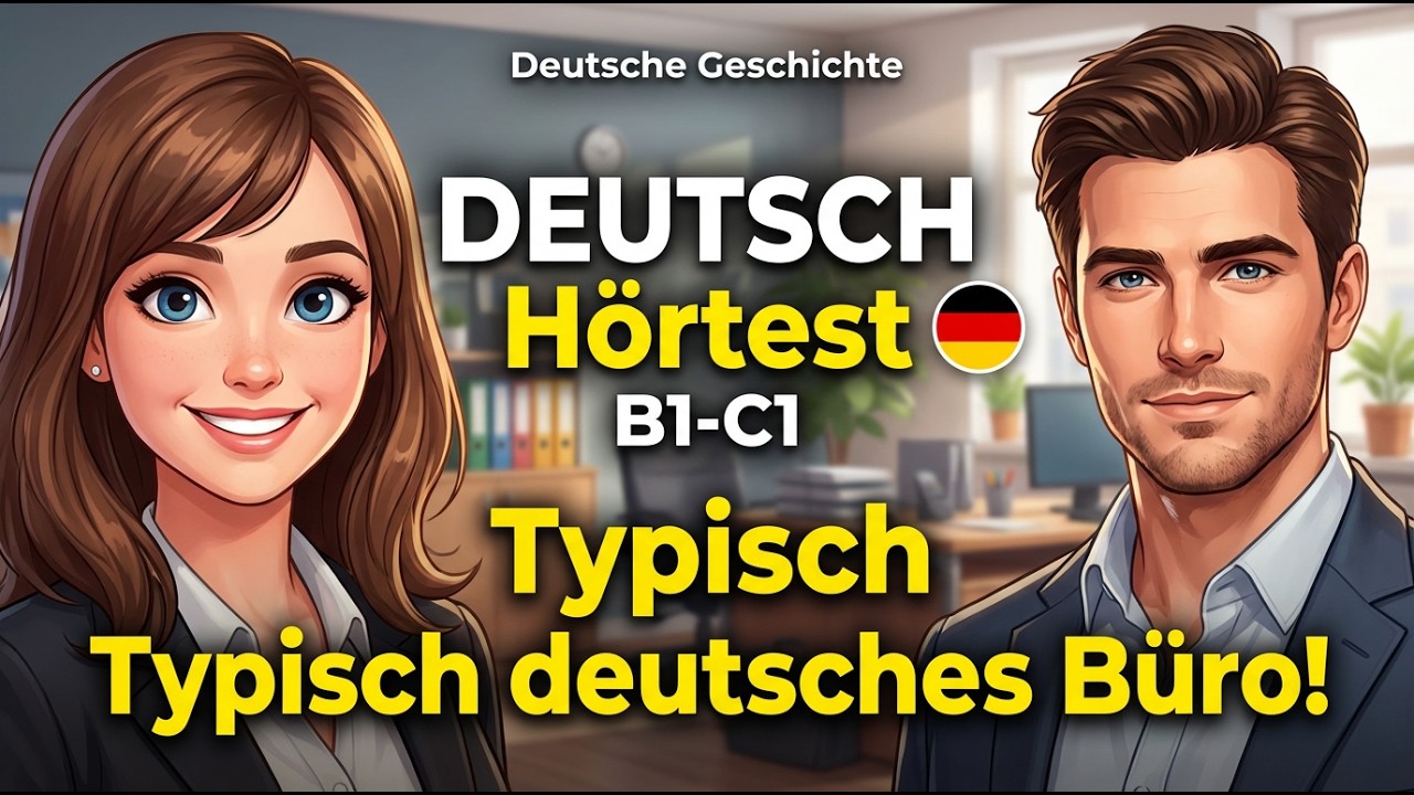 5 ungeschriebene Regeln im deutschen Büro 🇩🇪 Deutsch lernen B1-B2 | Deutsch Hörtraining