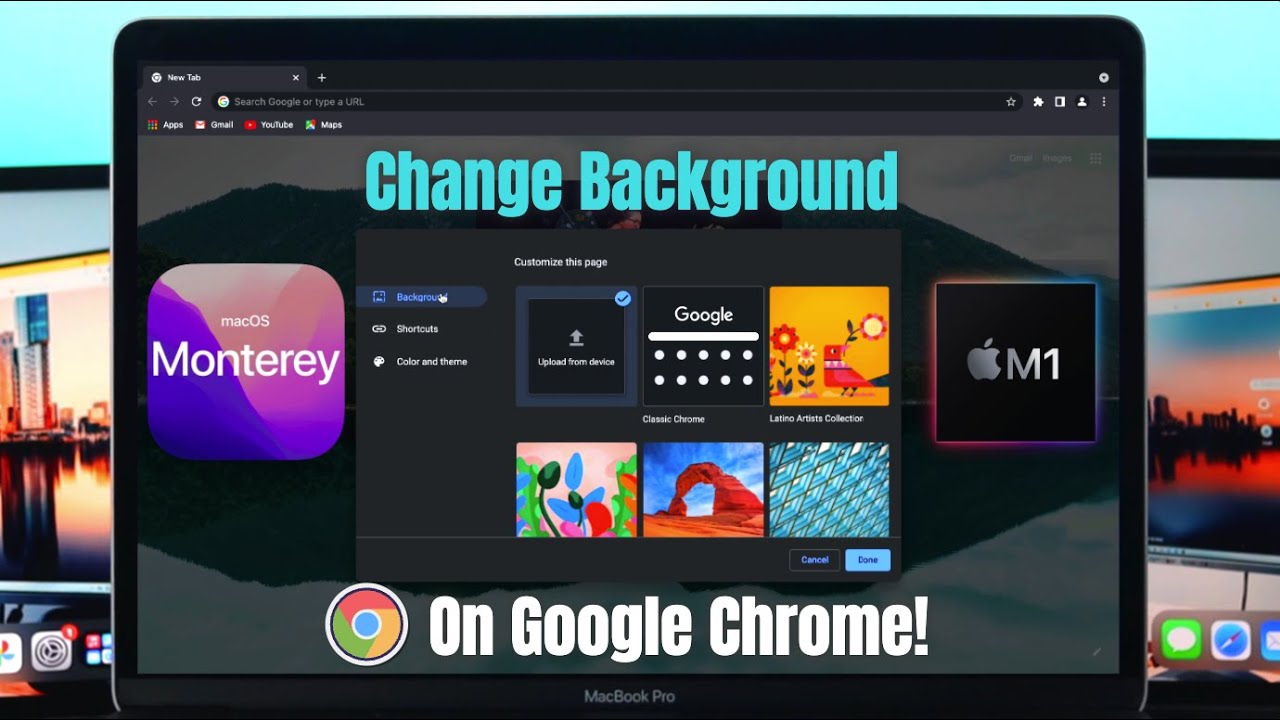 How To Change Google Chrome Theme Easily on Mac! [Chrome Background] -  YouTube