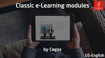 Classic e-Learning Modules walkthrough by Cegos (US-English version)