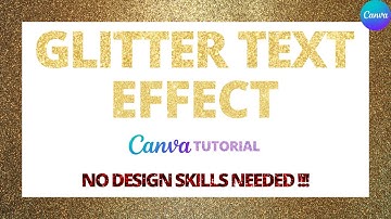 How To Make Glitter Text In Canva | Easy Tutorial + Real Examples For Intros, Invites & More!