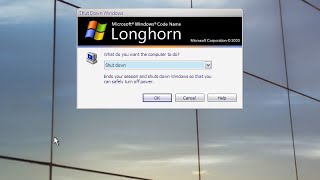 The History of the Windows Shutdown Dialogue (Including Betas)