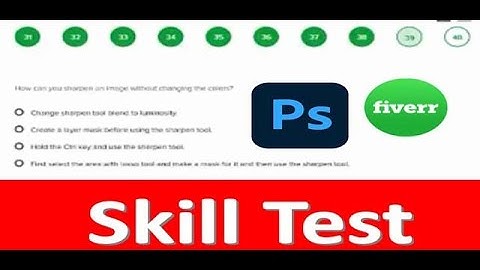 Fiverr adobe photoshop skill test answer-2020-Fiverr test, fiverr skill test by GM63!