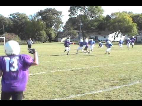 Amazing football run in Neenah, Menasha YMCA 5th grade football