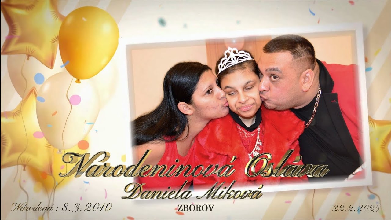 🎉 Narodeninová Osláva 🎉 Daniela Miková - Zborov