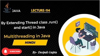Core Java part114 Java Multithreading Tutorial Thread Class run vs start in java