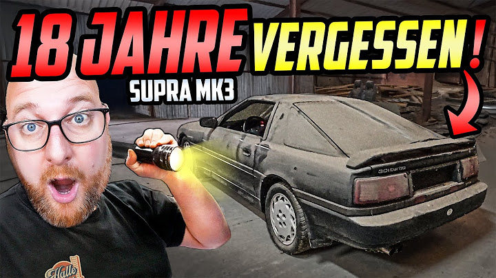 18 JAHRE unter Staub BEGRABEN! - Toyota Supra MK3 - Spontan im AUSLAND gekauft!