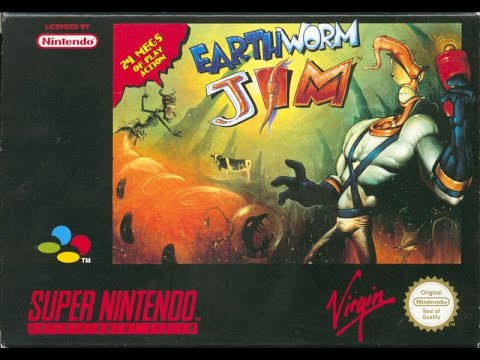 Видео: Обзор Earthworm Jim (SNES) - Денди - Новая реальность ОРТ №11