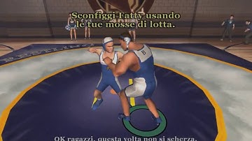 Bully Beta wrestling with Luis recreation